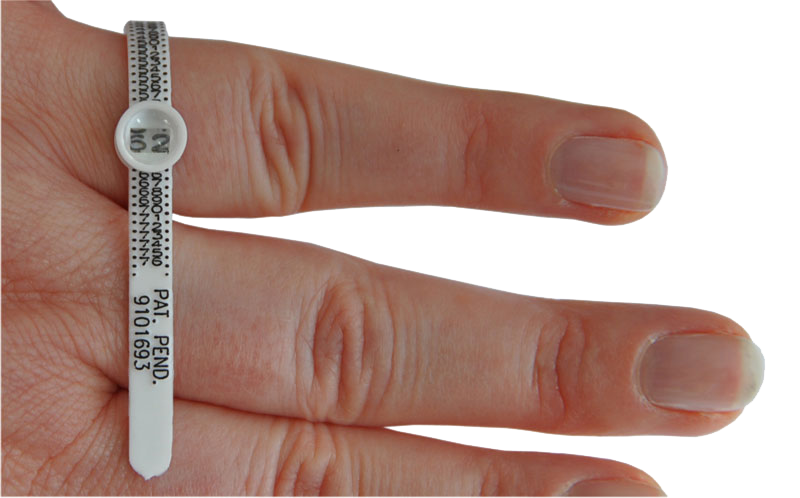 1 x Multisizer Ring Maß Größe Ringweite Ringgröße selbst bestimmen messen 99001 