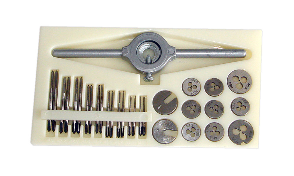 Uhrmacherwerkzeug Gewindeschneider Gewindebohrer  M2.6x0.35 mm  New Old Stock