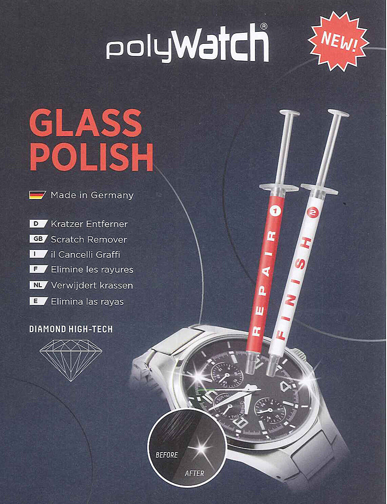 Polierpaste polyWatch Polish 2020 für Uhrengläser 