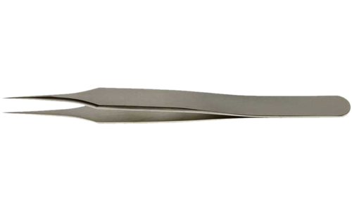 DUMONT Carbon Tweezers # 4 very thin tips 110mm *Swiss Made