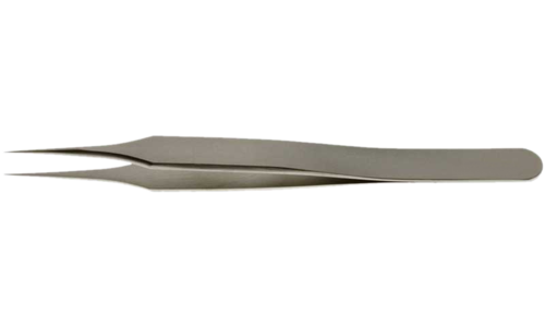DUMONT Pinzette 4 sehr dünne Spitzen polierter Stahl - Swiss Made